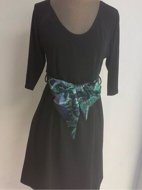 MATERNAL AMERICA A-Line Midi Maternity Dress